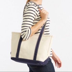 L.L. Bean Boat and Tote - ZIP Top Plum